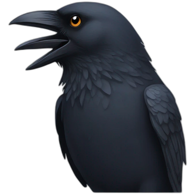 Crow emoji