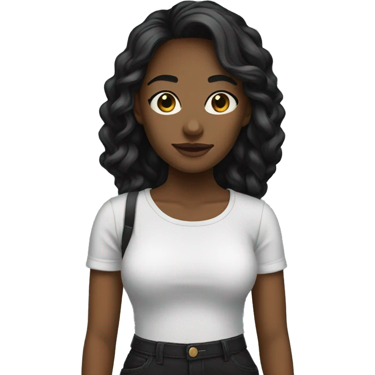 make her outfit black too emoji