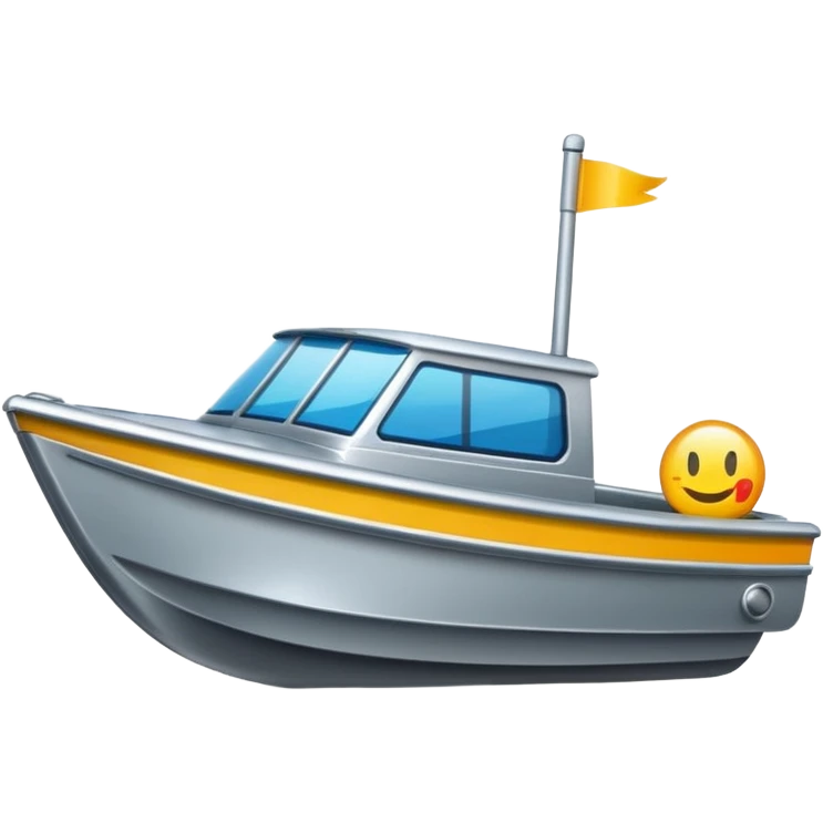 Foil boat emoji
