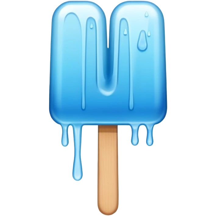 Blue double popsicle  emoji