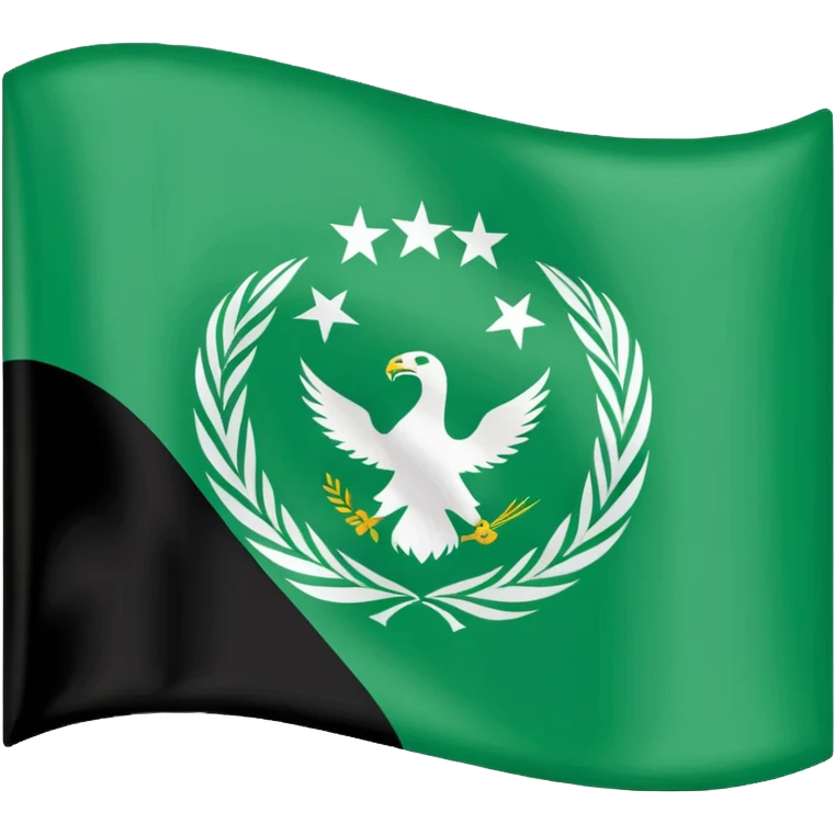 Just do a simple flag I want to put in my bio. Have u seen the panjshir flag do that it’s not in the emojis but make it exactly like the picture don’t add anything else. something on the middle search it up and make it in a shape of flag like the emojis no it’s goes like green on  emoji