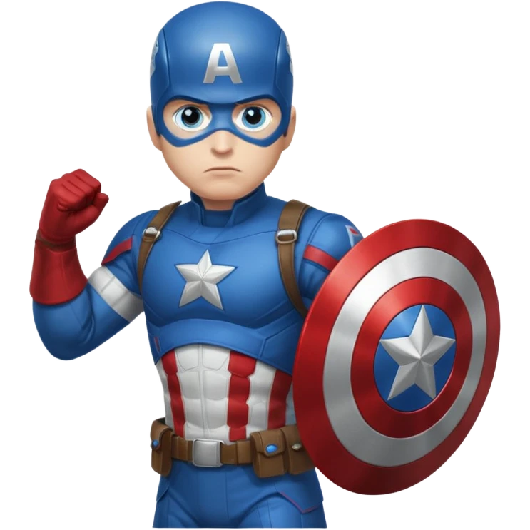 captain america head shot emoji