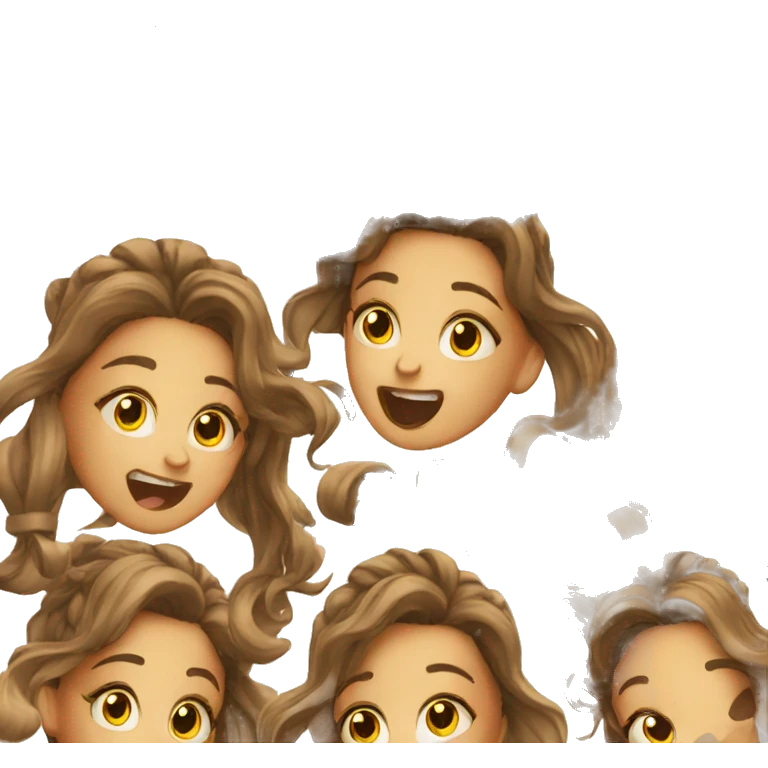 girl shout emoji