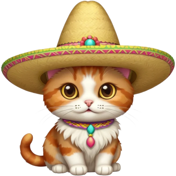 Gato con sonbrero emoji