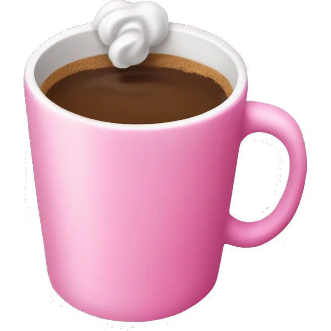 pink coffee  emoji
