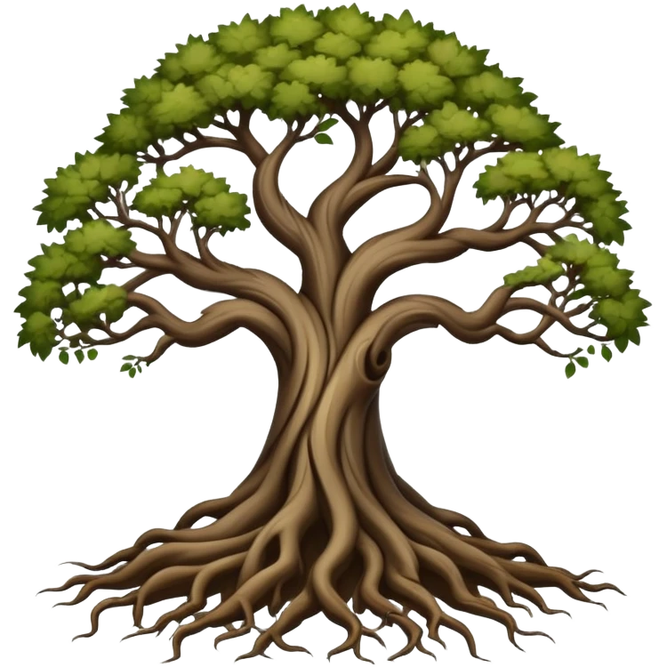 roots, tree, problems emoji