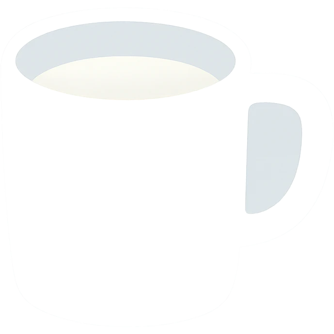 White milk in cup emoji