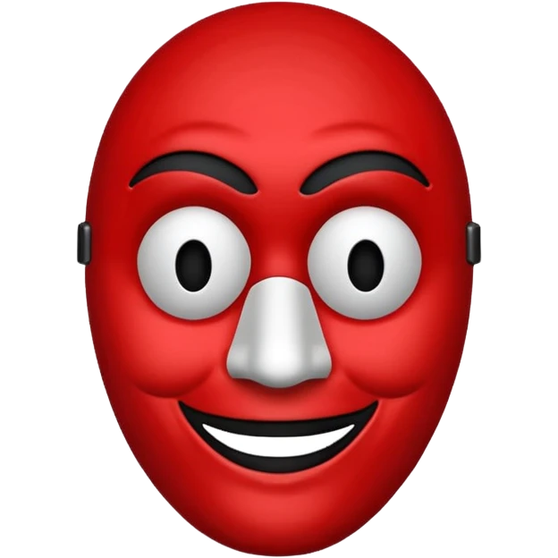 Emoji de la máscara de la película la casa de papel emoji