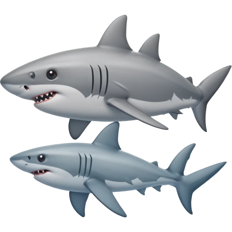 shark with a baby shark emoji
