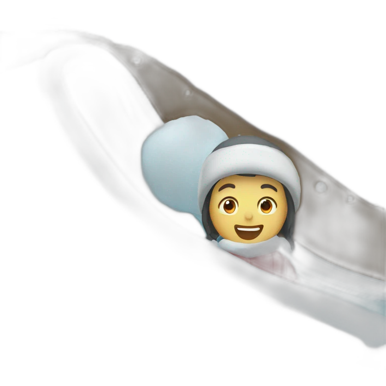 snow slide emoji