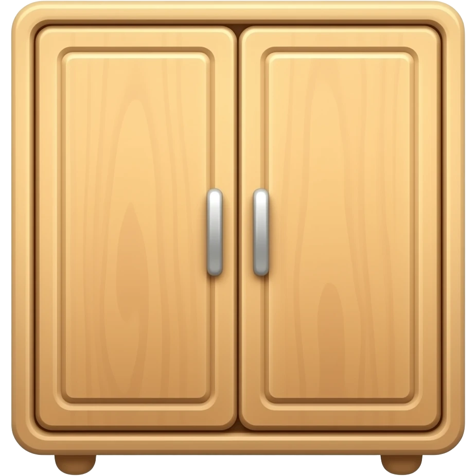wardrobe logo light wood color emoji