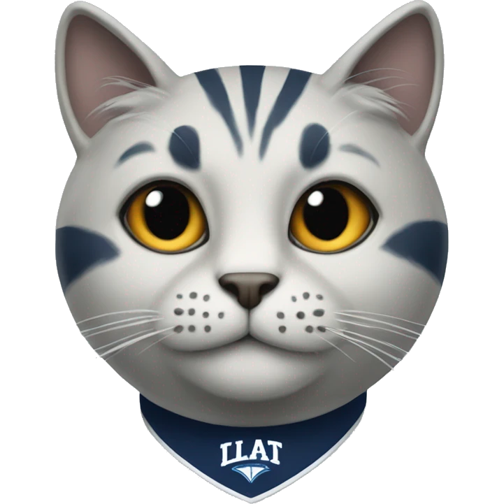 the Villanova cat mascot  emoji