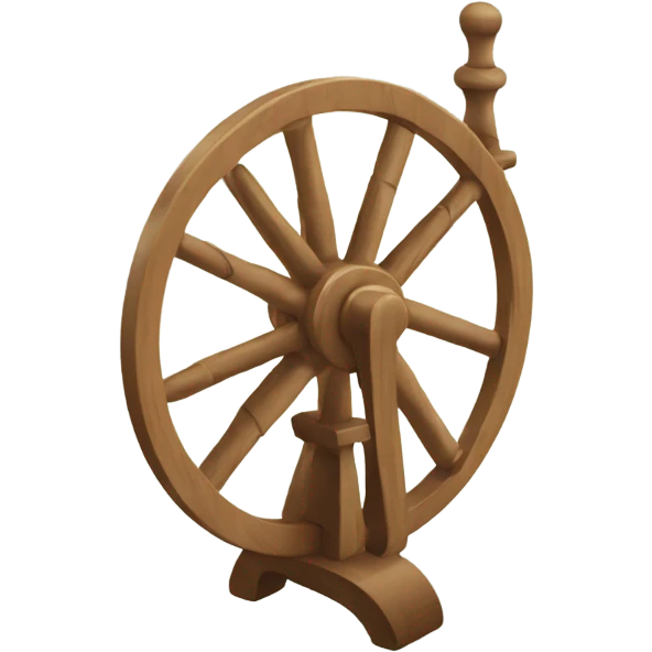 spindle of a spinning wheel emoji
