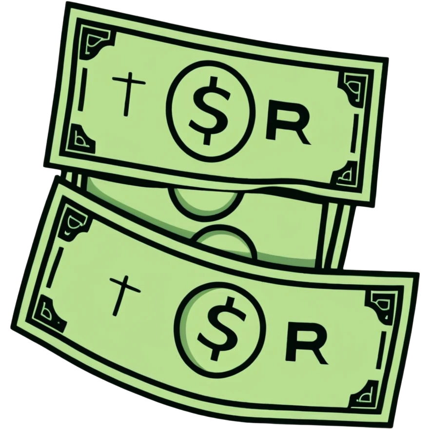 bundle of rupee currency emoji