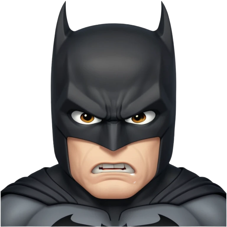 batman angry look emoji