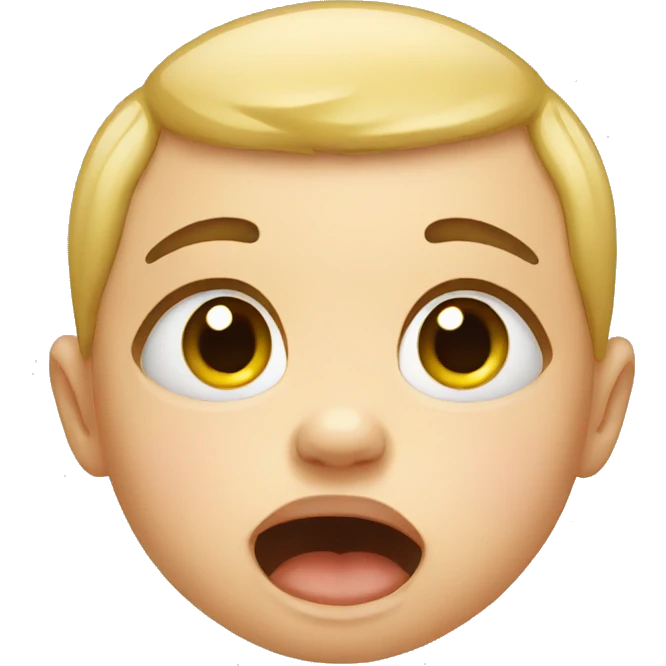 crying baby emoji