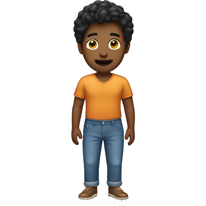 Man in kid pants emoji