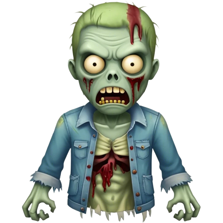 angry zombie emoji