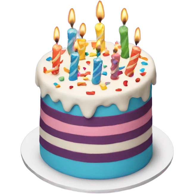 Birthday cake emoji