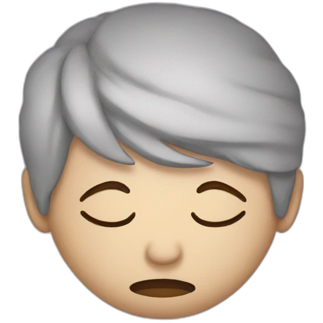 sleepy emoji