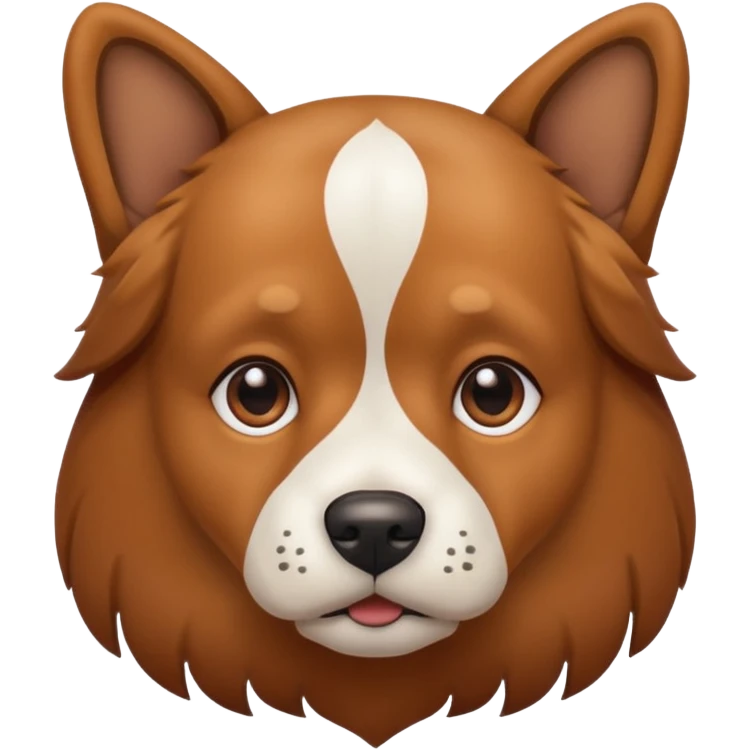 Dog with judgmental look emoji