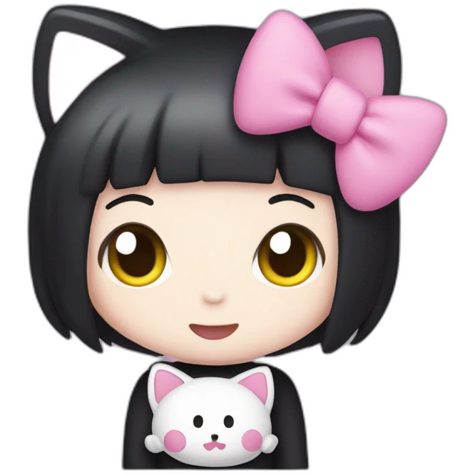 kuromi hello kitty emoji emoji