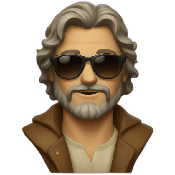 leonardo artist with sunglasses emoji