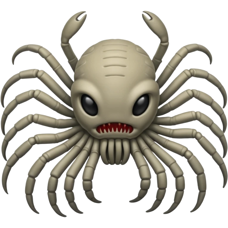 grey Baby Facehugger emoji