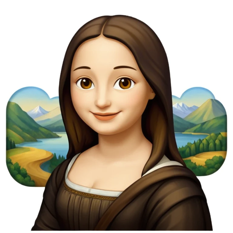 monalisa painting emoji