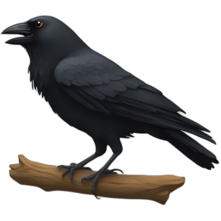 Crow emoji