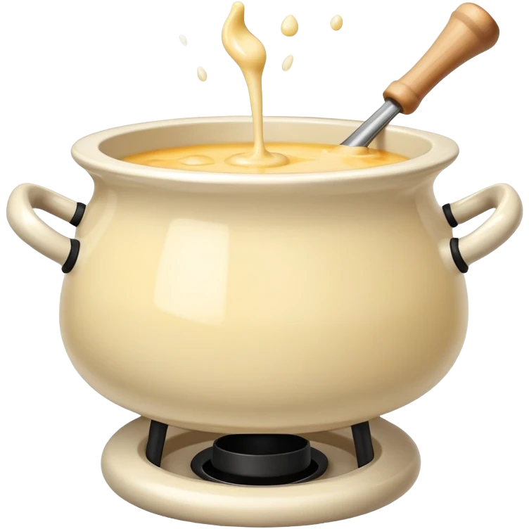 Cheese fondue pot emoji