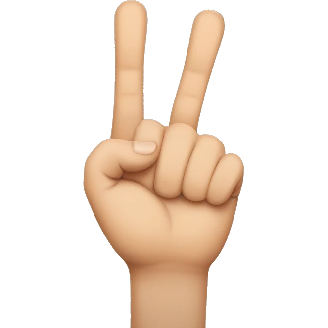 two last fingers from left hand emoji