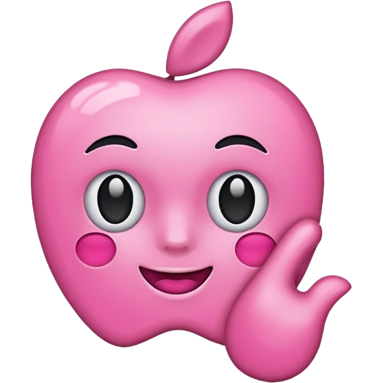 Pink emoji