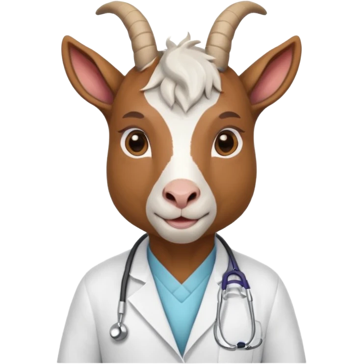 doctor goat emoji