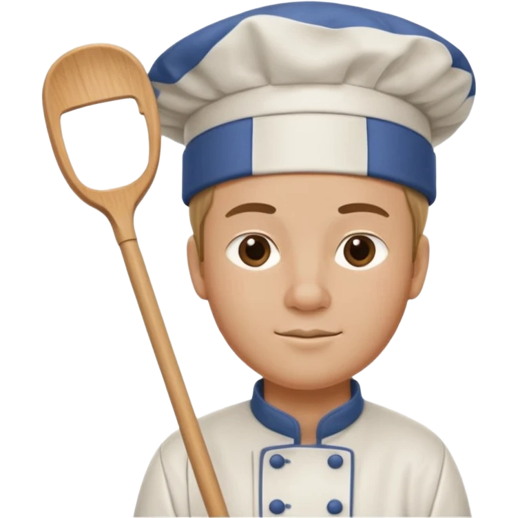 King Hockey player chef emoji