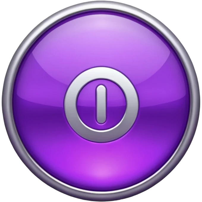 glitter purple symbol stop emoji