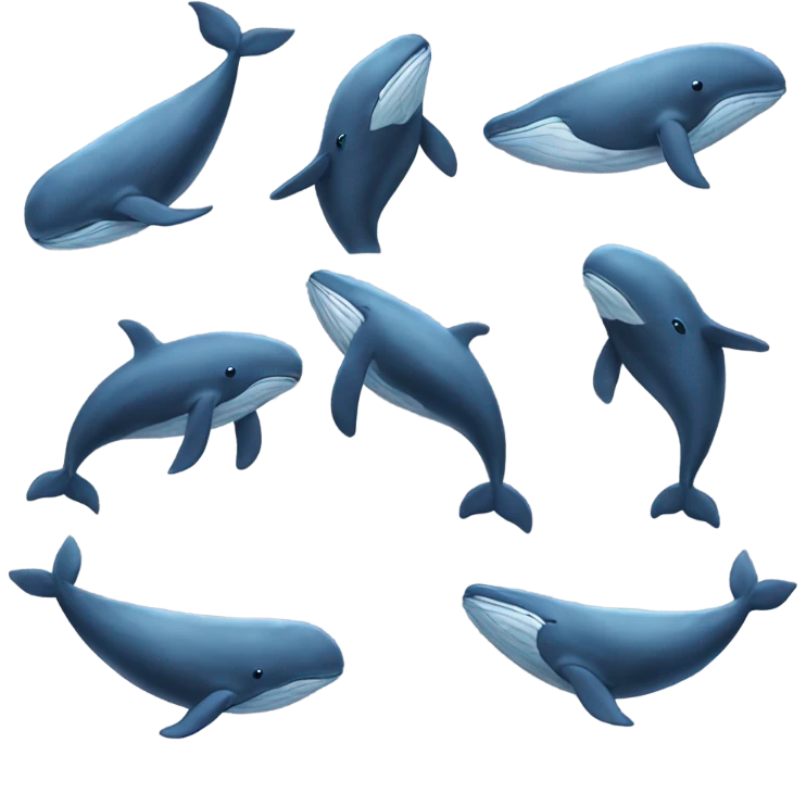 whale dansing emoji