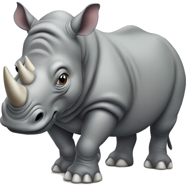 Brave rhinoceros emoji
