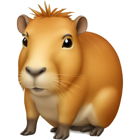 Capivara tomando cerveja  emoji
