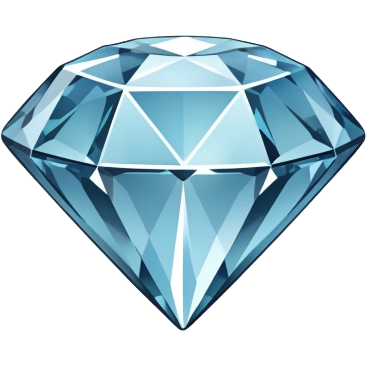 diamond gemstone black outline no colou emoji