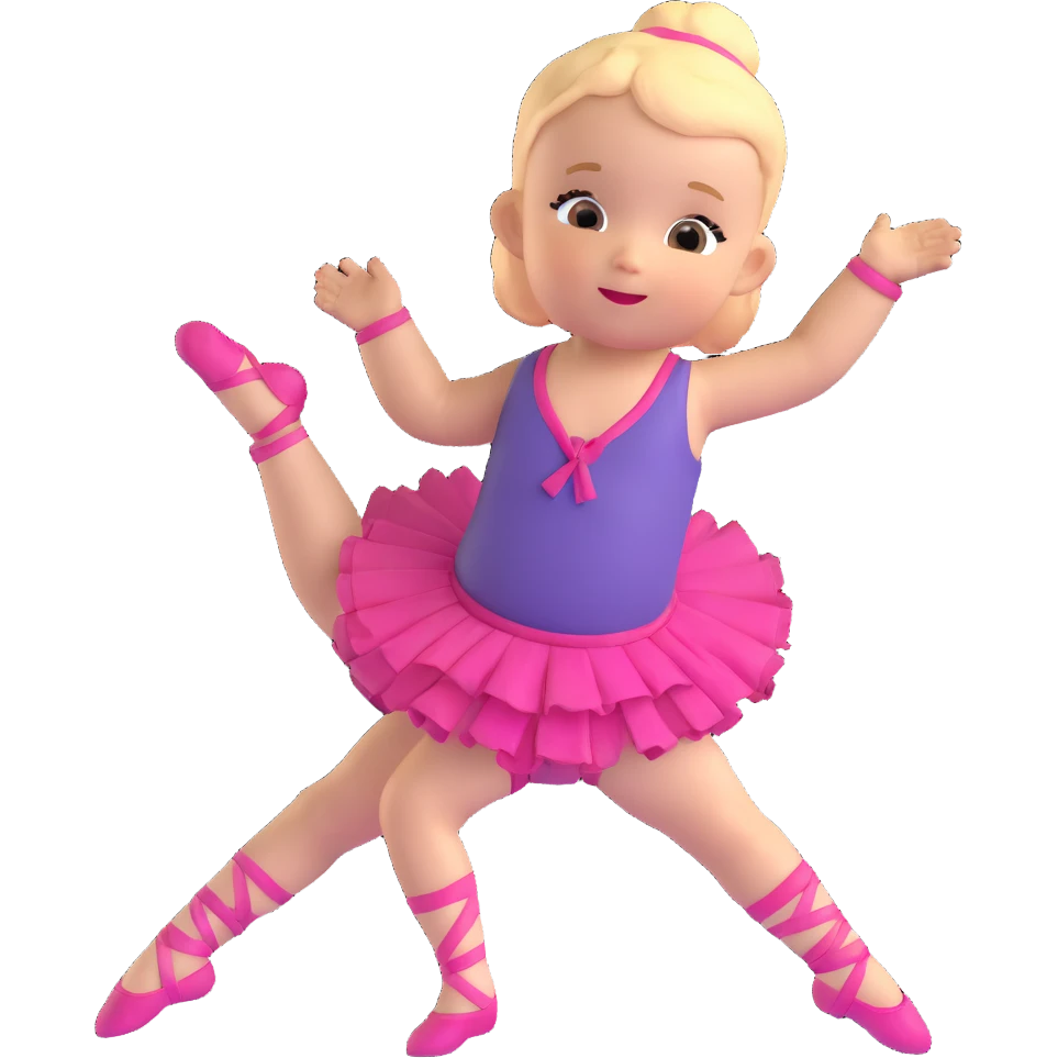 white baby girl dancer emoji