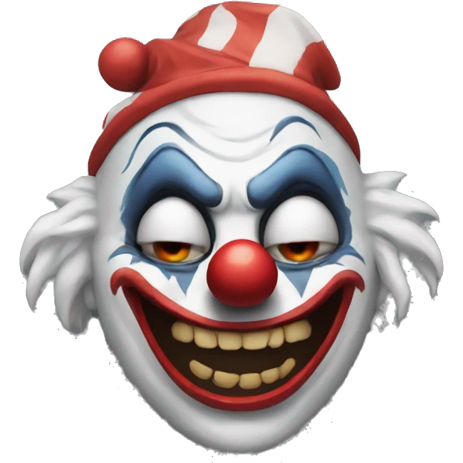 scary clown emoji