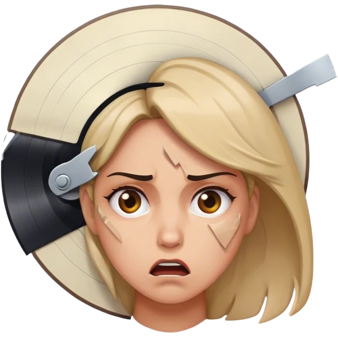 She sounds like a broken record emoji