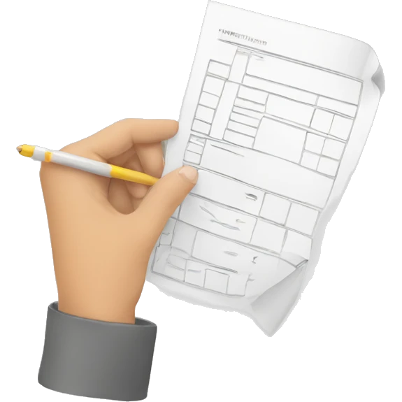 Fill the form out  emoji