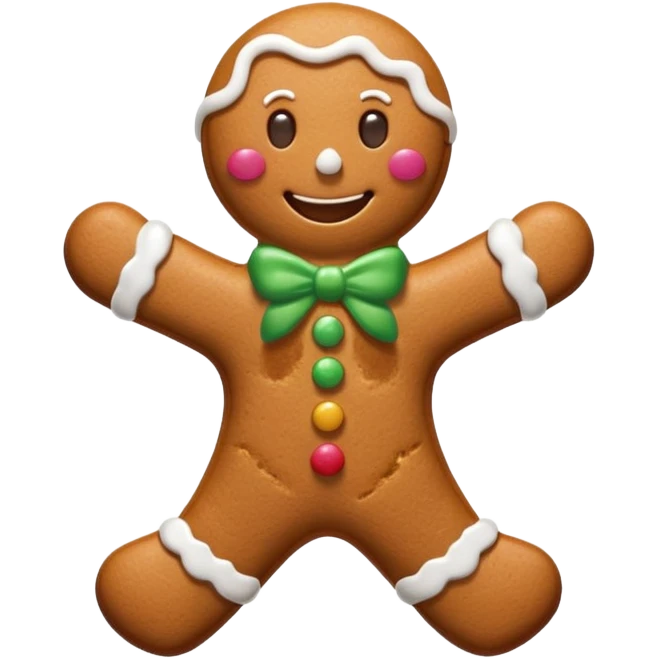 Mosolygós mézeskalács  emoji