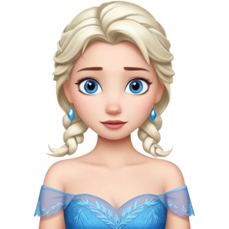 elsa frozen disney emoji