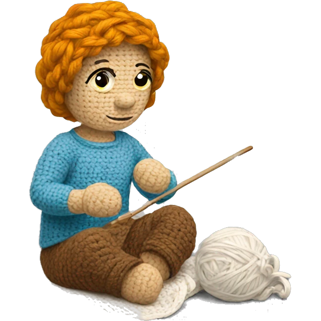 crocheting  emoji