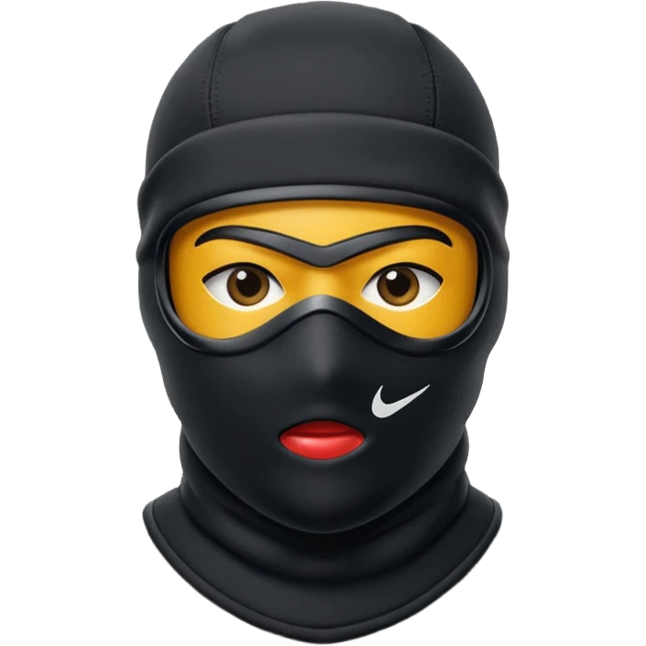 Nike ski mask emoji