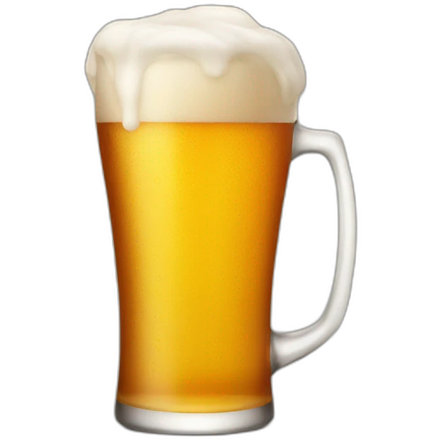 Fat drink beer emoji
