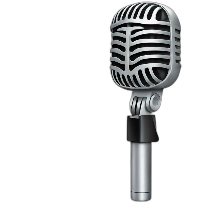 Microphone coupé emoji